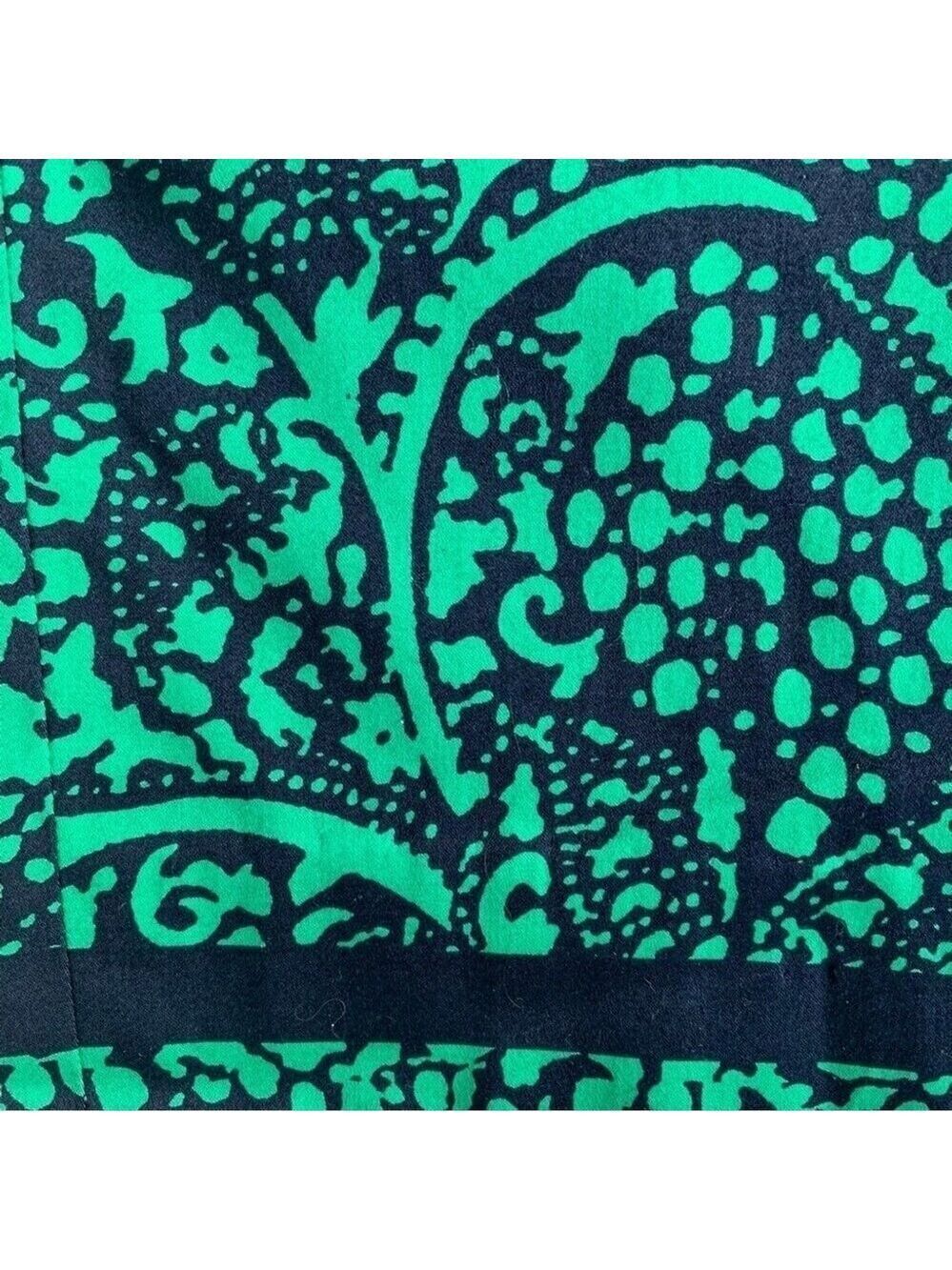 Ann Taylor Factory Green Patterned Mini Pencil Skirt Size 4 - Picture 4 of 11